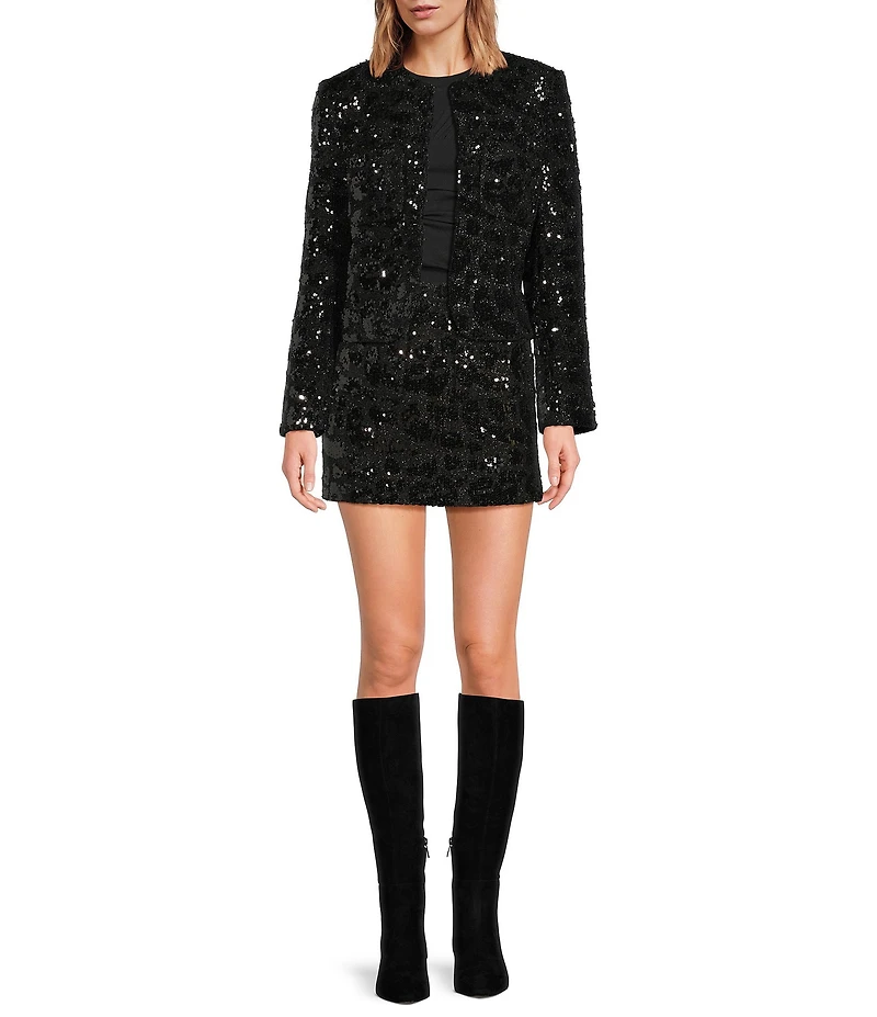 IRO Opina Sequin Mini Skirt