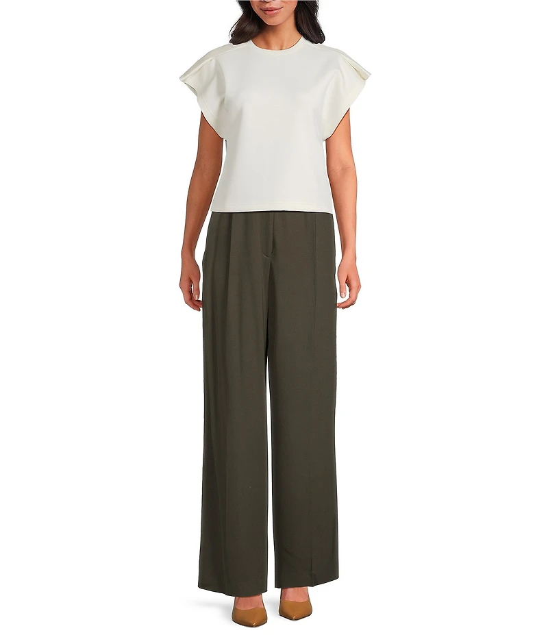 IRO Pallia High Waisted Wide Leg Trouser Pants