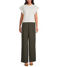IRO Pallia High Waisted Wide Leg Trouser Pants