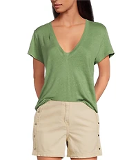 IRO Rodeo V-Neck Short Sleeve Tee