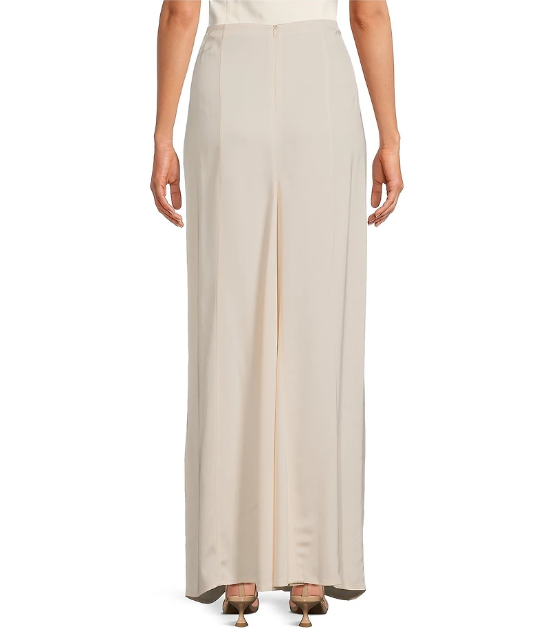IRO Siqua Mid Rise Front Slit Straight Maxi Skirt