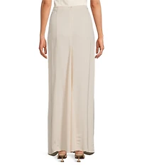IRO Siqua Mid Rise Front Slit Straight Maxi Skirt
