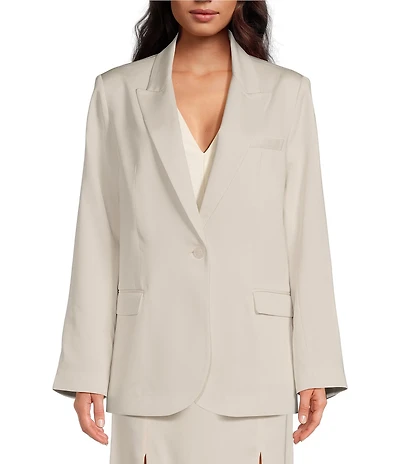 IRO Sylvie Point Lapel Long Sleeve Blazer