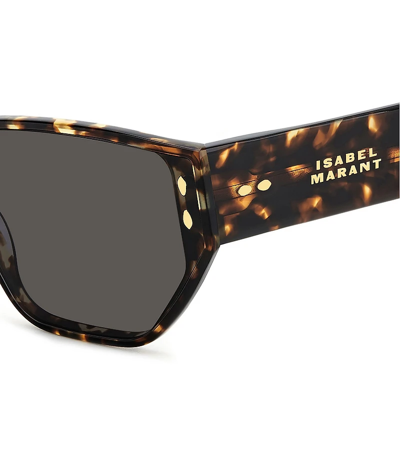 Isabel Marant Women's IM0184 66mm Havana Rectangle Sunglasses