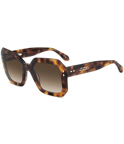 Isabel Marant Women's IM0190 53mm Brown Havana Square Sunglasses