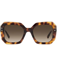 Isabel Marant Women's IM0190 53mm Brown Havana Square Sunglasses
