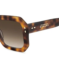 Isabel Marant Women's IM0190 53mm Brown Havana Square Sunglasses
