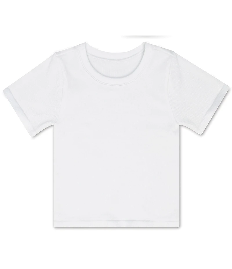 Iscream Big Girls Short Sleeve Rib-Knit T-Shirt