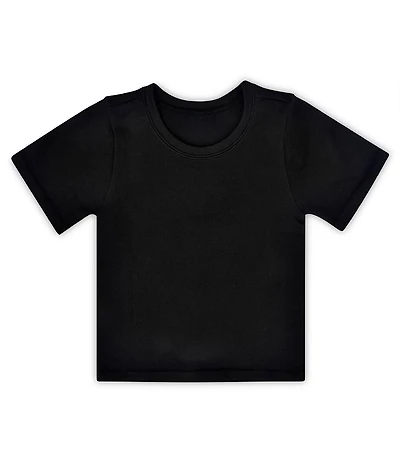 Iscream Big Girls Short Sleeve Rib-Knit T-Shirt