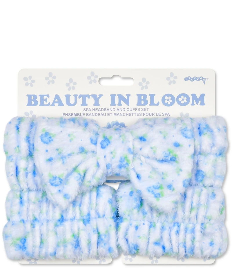 Iscream Big Girls Blue Ditsy Spa Set