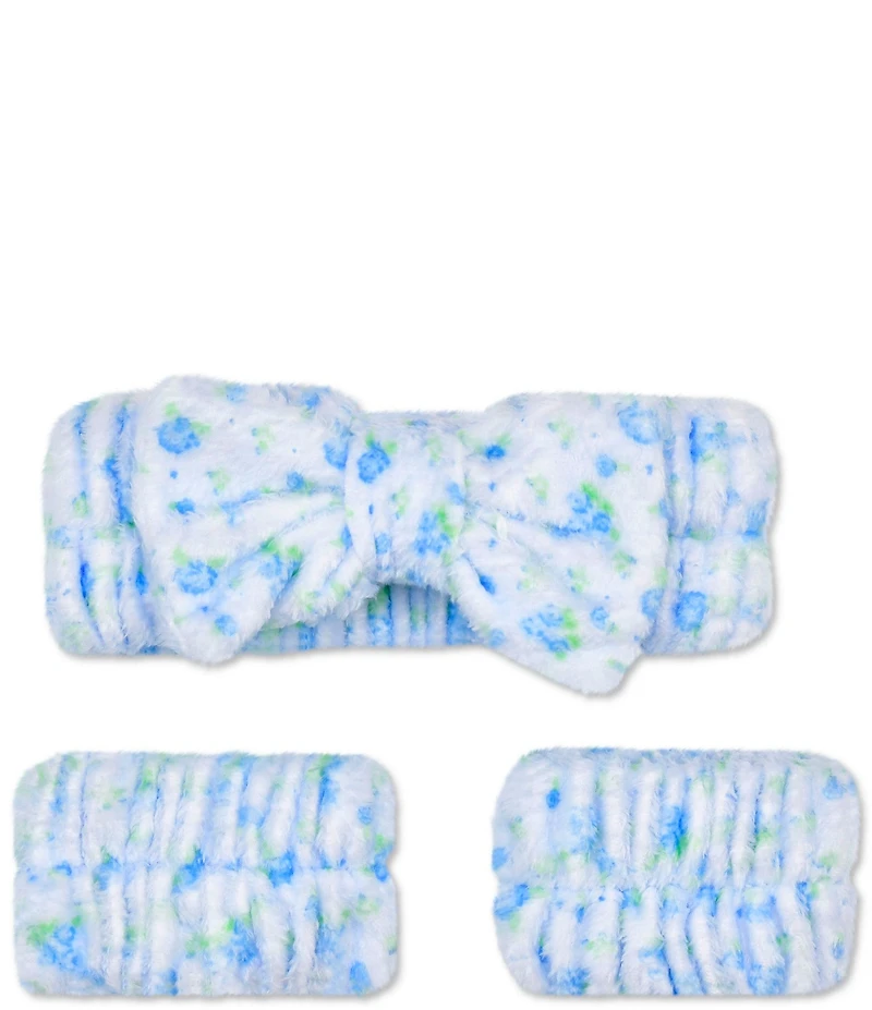 Iscream Big Girls Blue Ditsy Spa Set