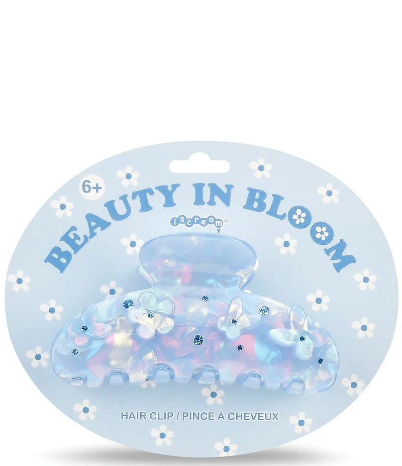 Iscream Big Girls Blue Floral Hairclip