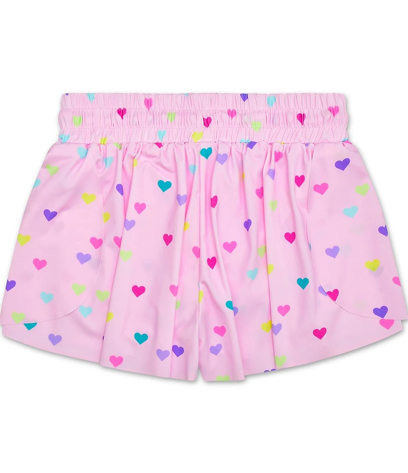 Iscream Big Girls Heart Confetti Butterfly Shorts