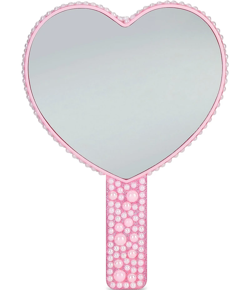 Iscream Girls Pearl Embellished Hand Held Mirror