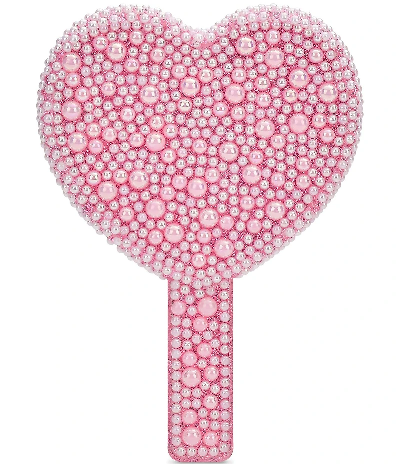 Iscream Girls Pearl Embellished Hand Held Mirror