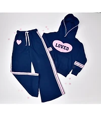 Iscream Big Girls Theme Varsity Sweatpants