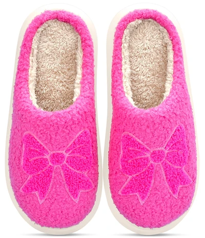 Iscream Girls' Cozy Bow Slippers (Youth)