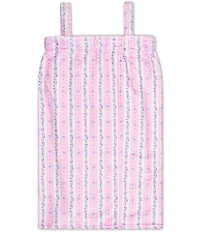 Iscream Girls Cute Floral Stripe Spa Wrap