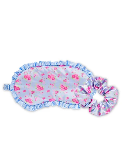 Iscream Girls Ditsy Floral Eye Mask & Scrunchie Set