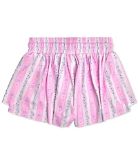 Iscream Girls Floral Stripes Butterfly Shorts