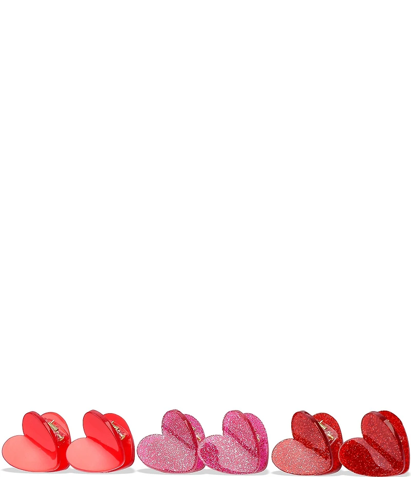 Iscream Girls Heart Hair Clips