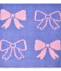 Iscream Girls' Pretty Bows Plush Blanket