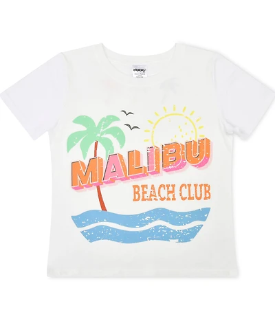 Iscream Girls Short Sleeves Malibu Beach Club T-Shirt
