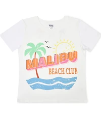 Iscream Girls Short Sleeves Malibu Beach Club T-Shirt