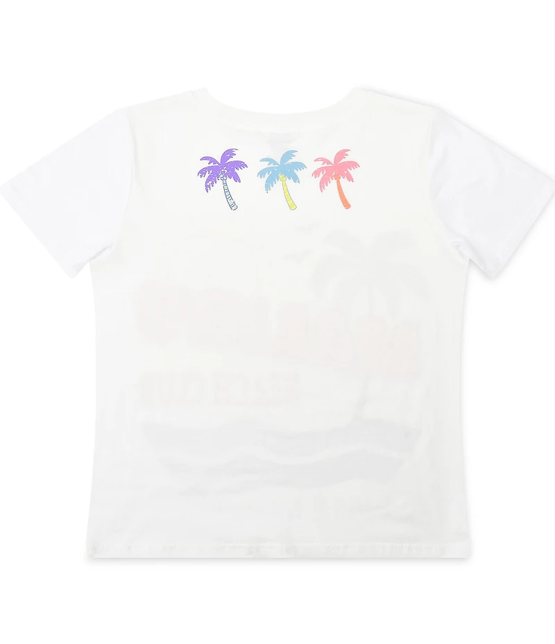 Iscream Girls Short Sleeves Malibu Beach Club T-Shirt