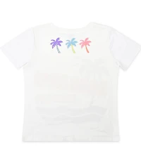 Iscream Girls Short Sleeves Malibu Beach Club T-Shirt