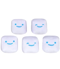 Iscream Jet-Puffed Marshmallows Packaging Fleece 6-Piece Plush Set