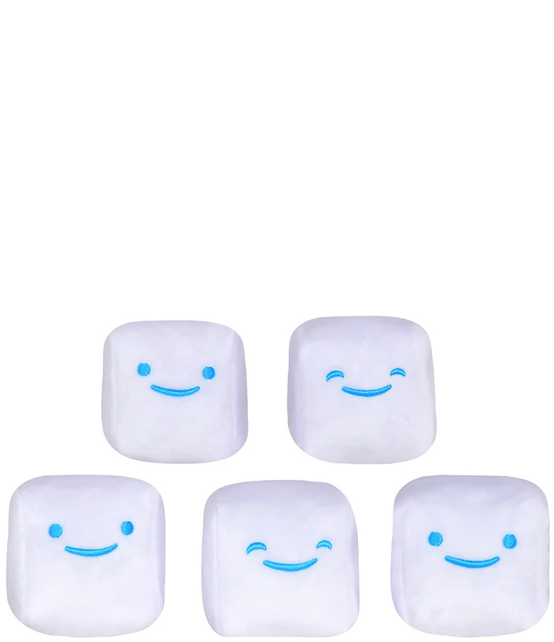 Iscream Jet-Puffed Marshmallows Packaging Fleece 6-Piece Plush Set