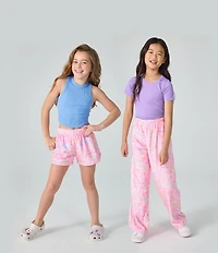Iscream Little/Big Girls Candy Land Plush Shorts