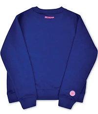 Iscream Little/Big Girls Long Sleeve Weekend Graphic Sweatshirt