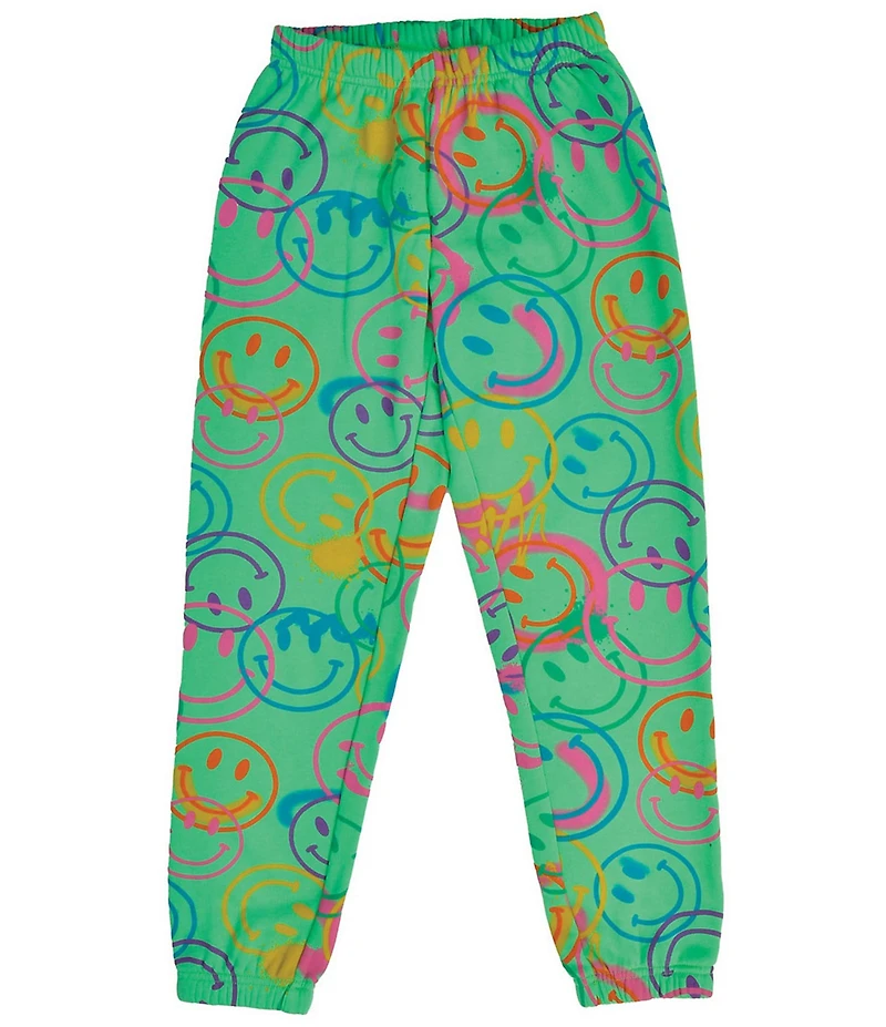 Iscream Little/Big Girls Allover Smiley Face Sweatpants
