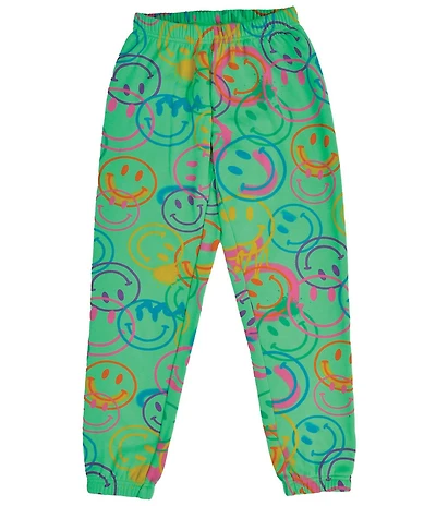 Iscream Little/Big Girls Allover Smiley Face Sweatpants