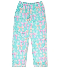 Iscream Little/Big Girls Beautiful Bows Long Sleeve Top & Pants Lounge Set