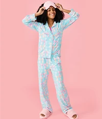 Iscream Little/Big Girls Beautiful Bows Long Sleeve Top & Pants Lounge Set