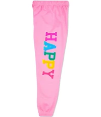 Iscream Little/Big Girls Happy Graphic Sweatpants
