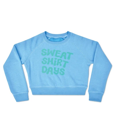 Iscream Little/Big Girls Long Sleeve Sweatshirt Days Graphic Sweatshirt