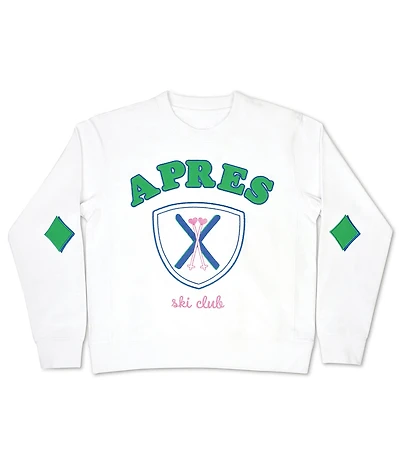Iscream Little/Big Girls Long Sleeve Theme Apres Sweatshirt