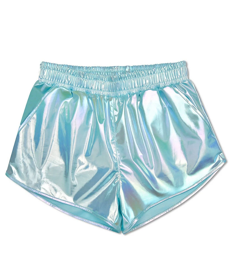 Iscream Little/Big Girls Metallic Pull-On Shorts