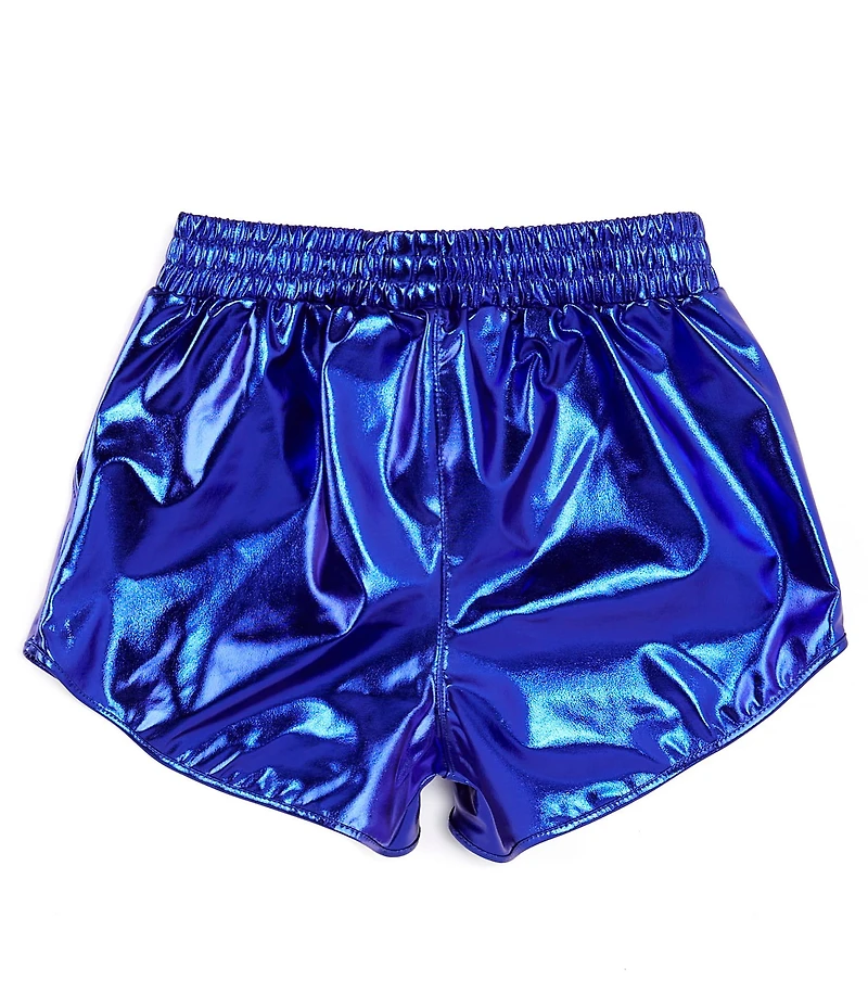 Iscream Little/Big Girls Metallic Pull-On Shorts