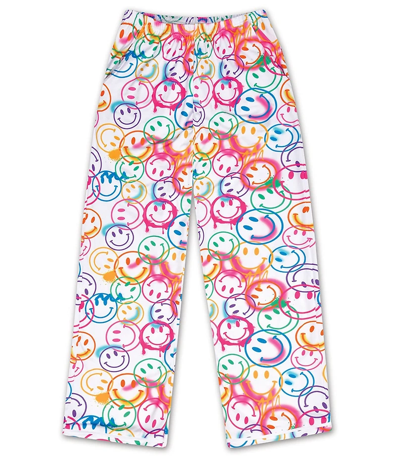 Iscream Little/Big Girls Smiles Everywhere Long Sleeve Top & Pants Lounge Set