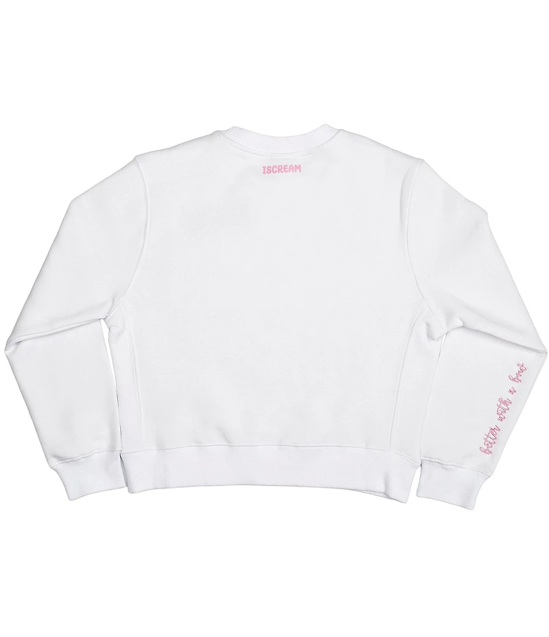 Iscream Little/Big Girls Lovely Bow Sweatshirt