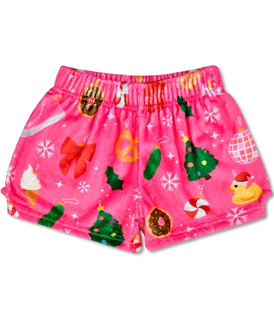 Iscream Little/Big Girls Ornament Plush Shorts