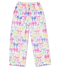 Iscream Little/Big Girls Pretty Bow Plush Pants