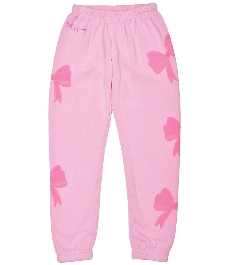Iscream Little/Big Girls Ribbon Bows Sweatpants
