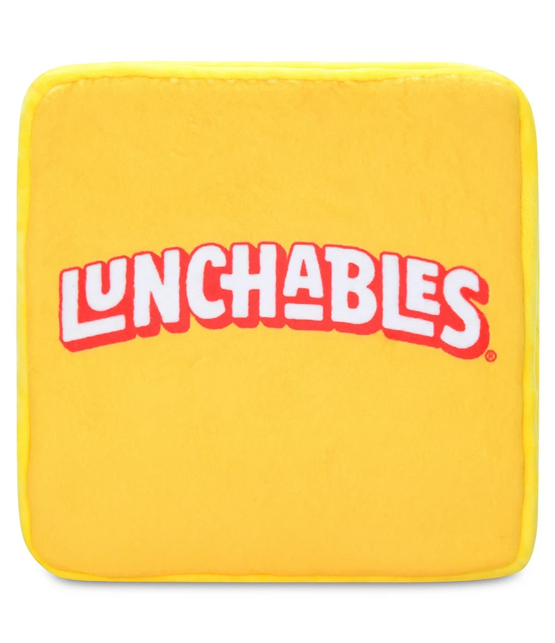 Iscream Lunchables Pizza Packaging Fleece 8-Piece Plush