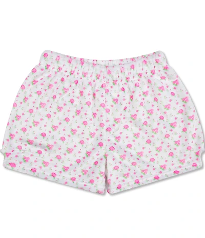 Iscream Pretty In White Plush Shorts
